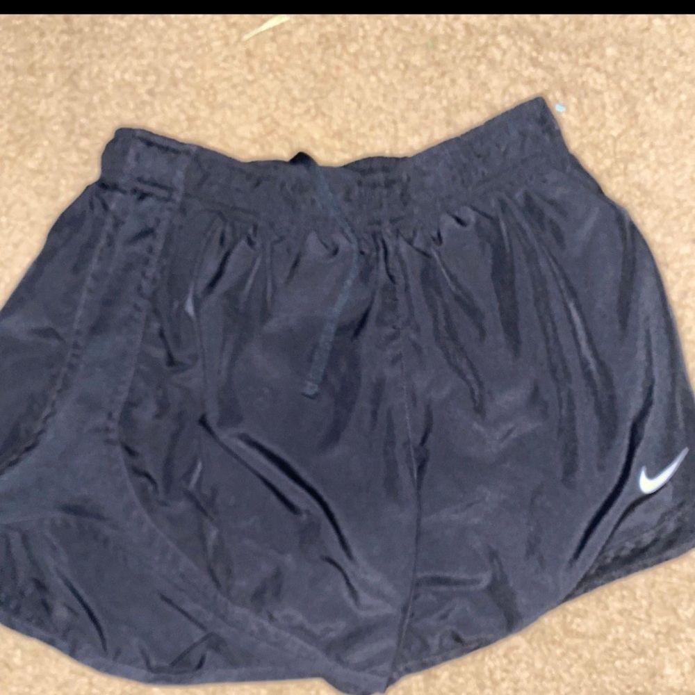 black nike shorts